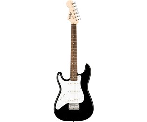 GUITARRA ELECTRICA ZURDA SQUIER MINI STRAT NEGRA