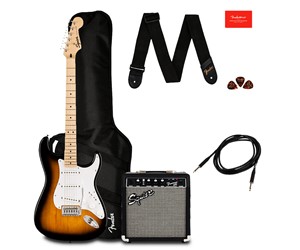 COMBO DE GUITARRA ELECTRICA FENDER SQUIER SUNBURST