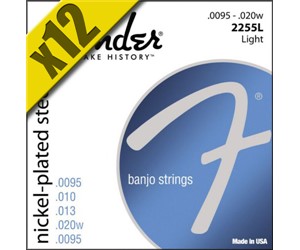 CUERDAS (CAJA) FENDER DE BANJO INSTRUMENTOS FOLKLORE POR CAJA  FENDER