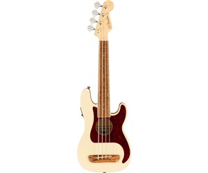 UKULELE FENDER FULLERTONE PBASS BLANCO