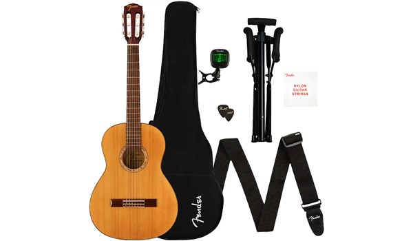 GUITARRA ACUSTICA FENDER 3/4 NATURAL CON ACCESORIOS