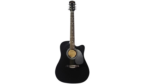 GUITARRA DREADNOUGHT ELECTRO CUTAWAY NEGRA DANDRE