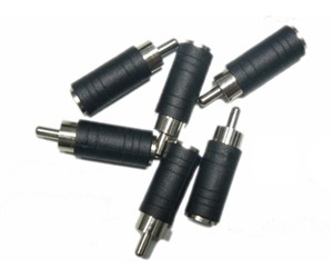 ADAPTADOR PLUG 1/4 MONO A RCA  REPUESTOS  TREVOR