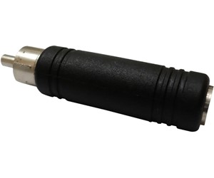 CONVERTIDOR PLUG 1/4 MONO RCA