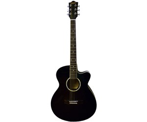 GUITARRA JUMBO ELECTROACUSTICA NEGRA  DANDRE