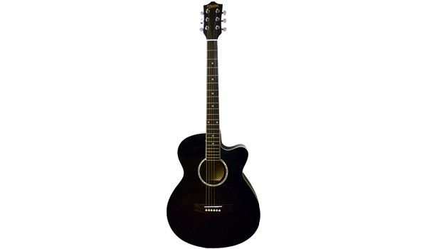 GUITARRA JUMBO ELECTROACUSTICA NEGRA  DANDRE