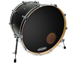 PARCHE EVANS EQ3 NEGRO PARA BO BOMBOS  EVANS