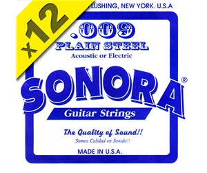 CUERDA (CAJA) SUELTA 1RA ELECT GUITARRA ELECTRICA POR CAJA  DANDRE