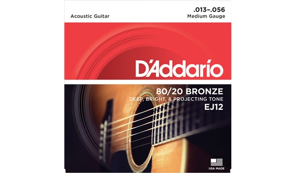 CUERDAS (SET) D'ADDARIO MEDIUM GUITARRA ACUSTICA  DADDARIO
