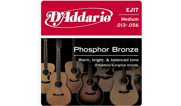 CUERDAS (SET) D'ADDARIO MEDIUM GUITARRA ACUSTICA  DADDARIO