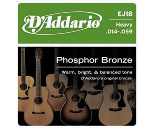 CUERDAS (SET) D'ADDARIO HEAVY  GUITARRA ACUSTICA  DADDARIO