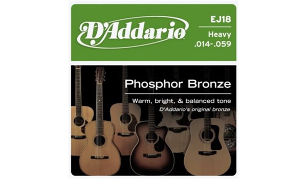 CUERDAS (SET) D'ADDARIO HEAVY  GUITARRA ACUSTICA  DADDARIO