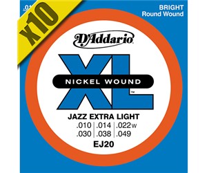 CUERDAS (CAJA) D'ADDARIO GUITA GUITARRA ELECTRICA  DADDARIO