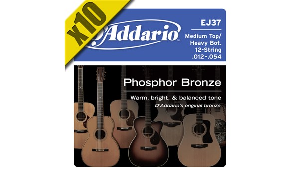 CUERDA (CAJA) D'ADDARIO GUITAR GUITARRA ACUSTICA  DADDARIO