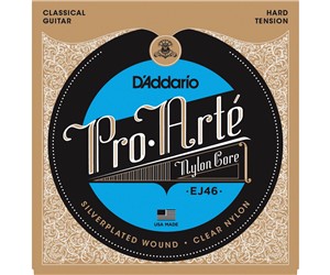 CUERDAS (SET) D'ADDARIO GUITAR GUITARRA CLASICA HARD
