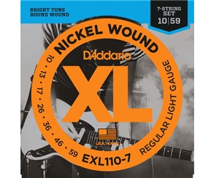 CUERDAS (SET) 7 D'ADDARIO PARA GUITARRA ELECTRICA