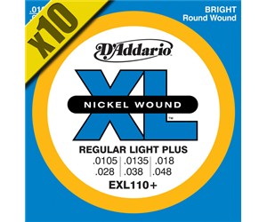 CUERDAS (CAJA) D'ADDARIO PARA  GUITARRA ELECTRICA POR CAJA  DADDARIO