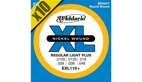 CUERDAS (CAJA) D'ADDARIO PARA  GUITARRA ELECTRICA POR CAJA  DADDARIO
