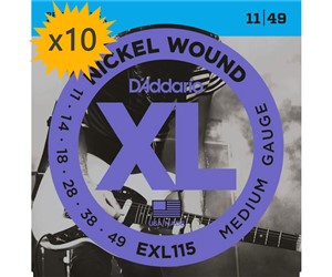 CUERDAS (CAJA) D'ADDARIO BLUES  GUITARRA ELECTRICA