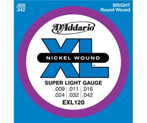 CUERDAS (SET) D'ADDARIO PARA G GUITARRA ELECTRICA  DADDARIO