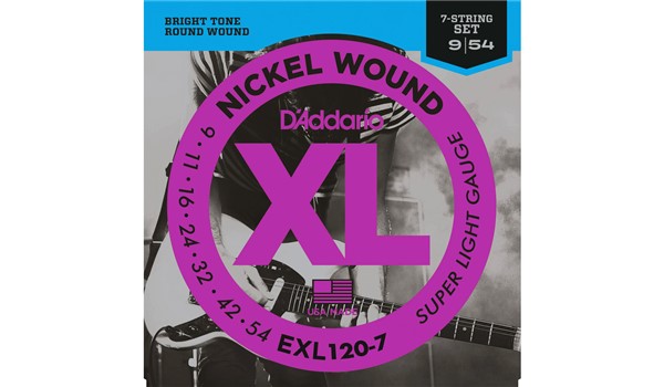 CUERDAS (ST7) D'ADDARIO 7 CUERDAS GUITARRA ELECTRICA