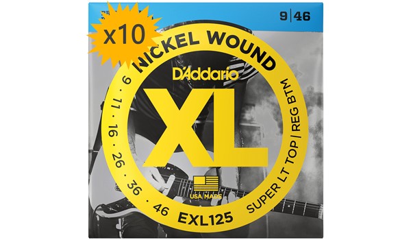 CUERDAS (CAJA) D'ADDARIO LITE/REG GUITARRA ELECTRICA