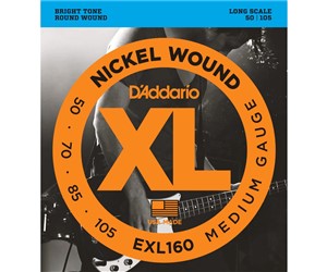 CUERDAS (SET) D'ADDARIO BAJO 50-105 LONG SCALE