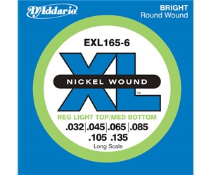 CUERDAS (SET) D'ADDARIO BAJO  6