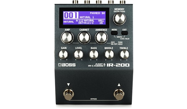 PEDAL BOSS SIMULADOR AMPLFICADOR GABINETE IR