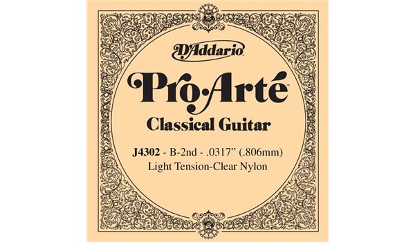 CUERDA D'ADDARIO DE NYLON 2DA  GUITARRA CLASICA  DADDARIO