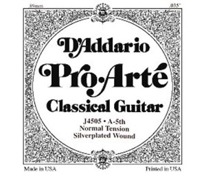 CUERDA SUELTA D'ADDARIO DE NYL GUITARRA CLASICA  DADDARIO
