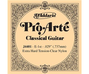CUERDA D'ADDARIO 1RA PARA GUIT GUITARRA CLASICA  DADDARIO
