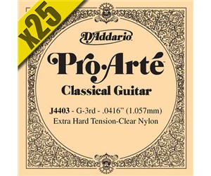 CUERDA (PACK) 3RA GUIT DDARIO GUITARRA CLASICA  DADDARIO