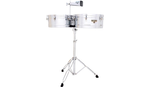 TIMBALES LP MATADOR 14/15 ACERO CON CENCERRO