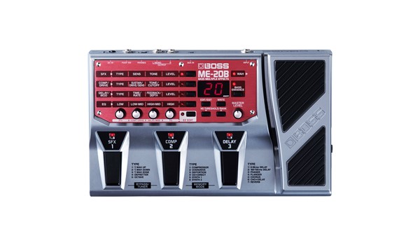 PEDALERA BOSS BAJO ELECTRICO PROCESADOR DE EFECTOS