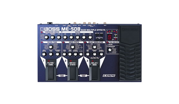 PEDALERA BOSS BAJO ELECTRICO PROCESADOR DE EFECTOS