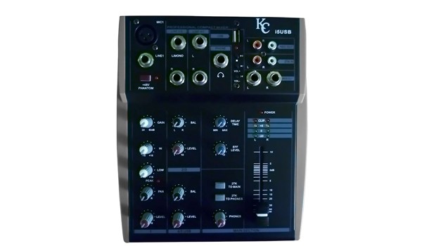 CONSOLA KC MIXER 5 CANALES  PASIVAS  KC