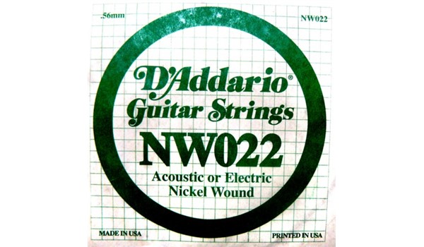 CUERDA D'ADDARIO SUELTA PARA G GUITARRA ELECTRICA  DADDARIO