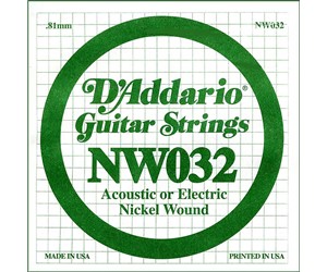CUERDA (CAJA) SUELTA D'ADDARIO GUITARRA ELECTRICA  DADDARIO