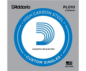 CUERDA SUELTA D'ADDARIO GUITARRA ELECTRICA 010
