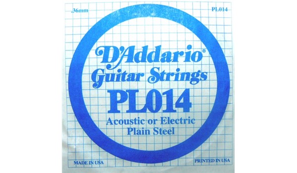 CUERDA D'ADDARIO SUELTA PARA G GUITARRA ELECTRICA  DADDARIO