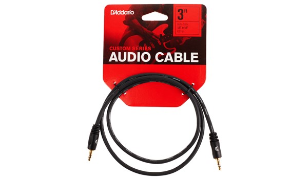 CABLE PLANET WAVES AUDIO 3IN 1/8 1/8 ST