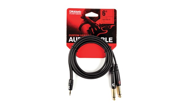 CABLE DADARIO DE AUDIO CELULAR MP3 2 METROS 1/8 DOBLES 1/4