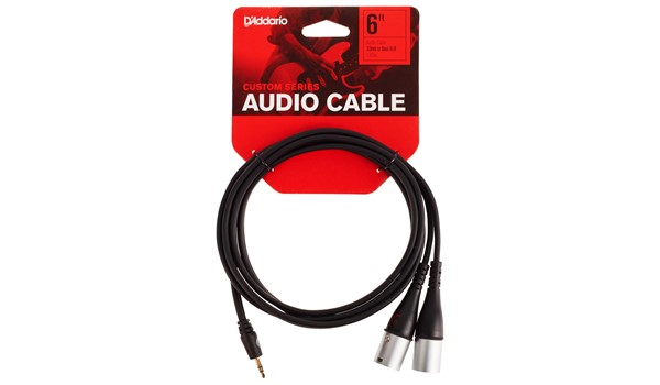 CABLES PLANET WAVES AUDIO 6 1/8 ST MALE DUAL XLRM