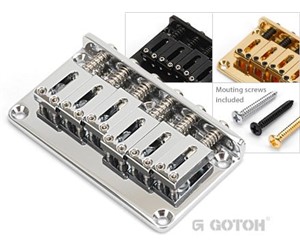 PUENTE PARA GUITARRA FIJO CROM GUITARRA ELECTRICA  STEWART MACDONALD