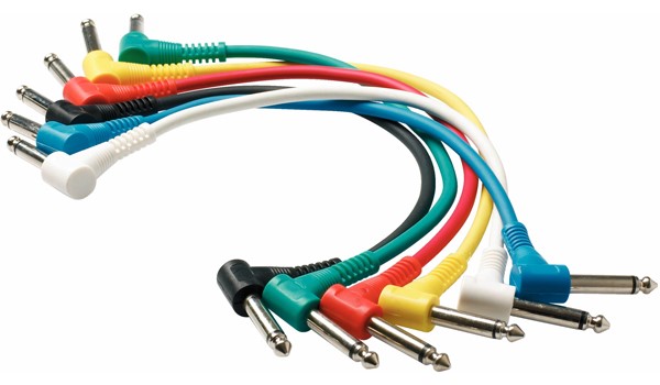 CABLE WARWICK (SET) DE 6 PLUG  INSTRUMENTOS  WARWICK