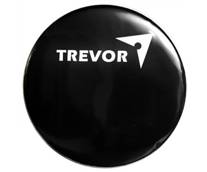PARCHE TREVOR NEGRO 22P FRONT BOMBOS  TREVOR