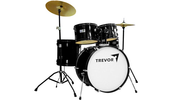 BATERIA TREVOR 5PZ NEGRA CON P ACUSTICAS  TREVOR